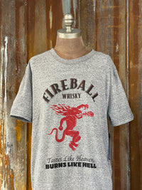 Thumbnail for Fireball Whiskey Tee Angry Minnow Clothing Co.