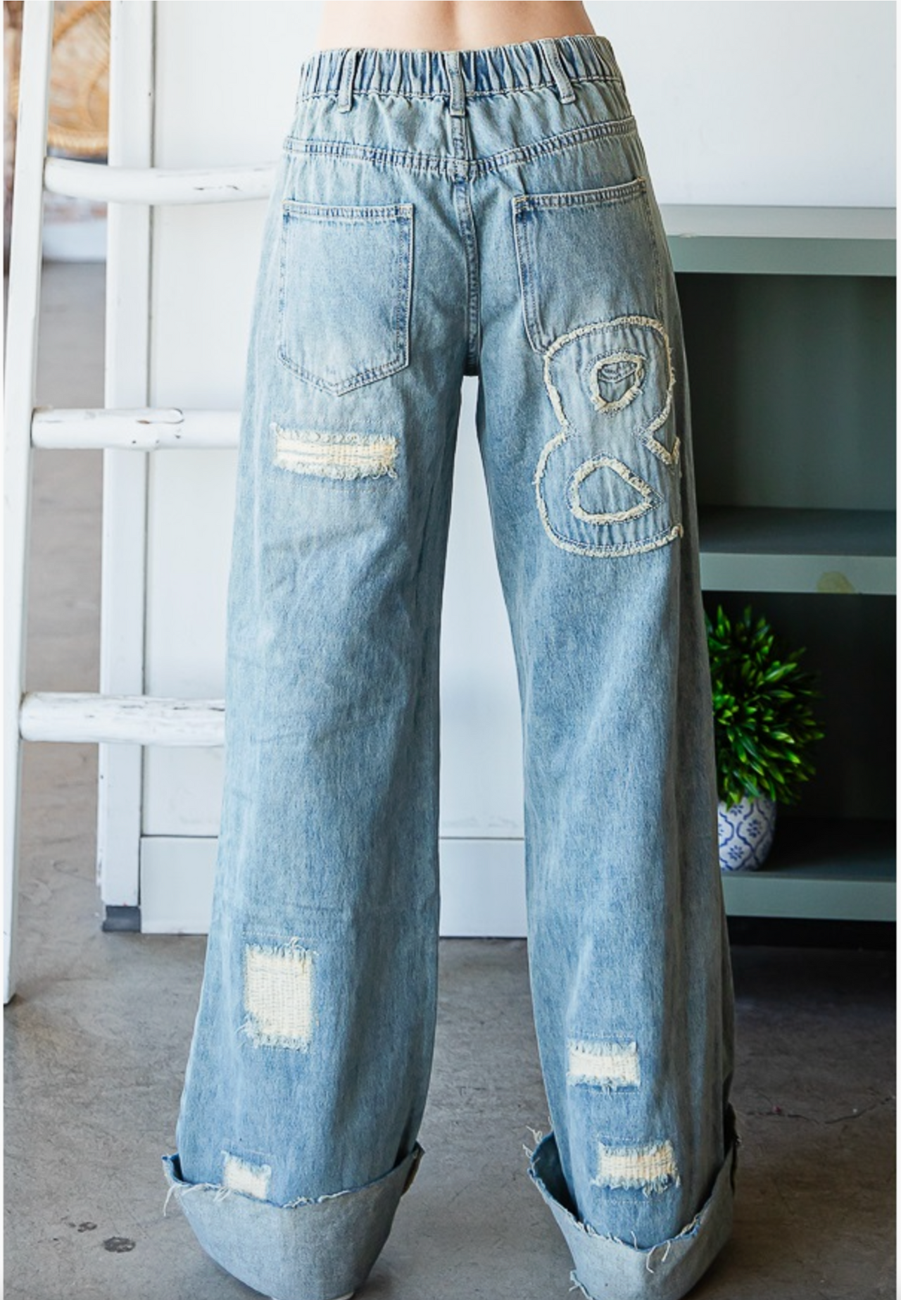 Washed Love Letter Jeans