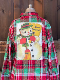 Thumbnail for FROSTY Holiday Flannel- Mistletoe Plaid