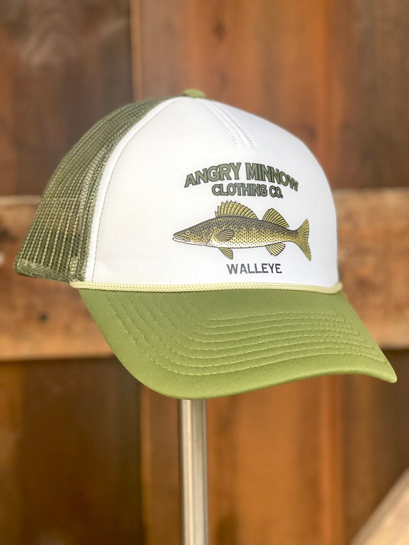 Angry Minnow Freshwater Fish Hat- WALLEYE