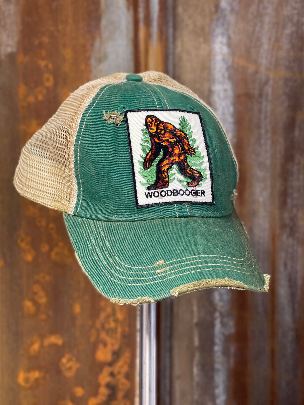  Bigfoot Woodbooger Graphic Baseball Cap