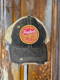 Thumbnail for Leinenkugel Round Logo Hat- Distressed Black