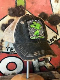 Thumbnail for Lizard Man Ball Cap Angry Minnow Vintage