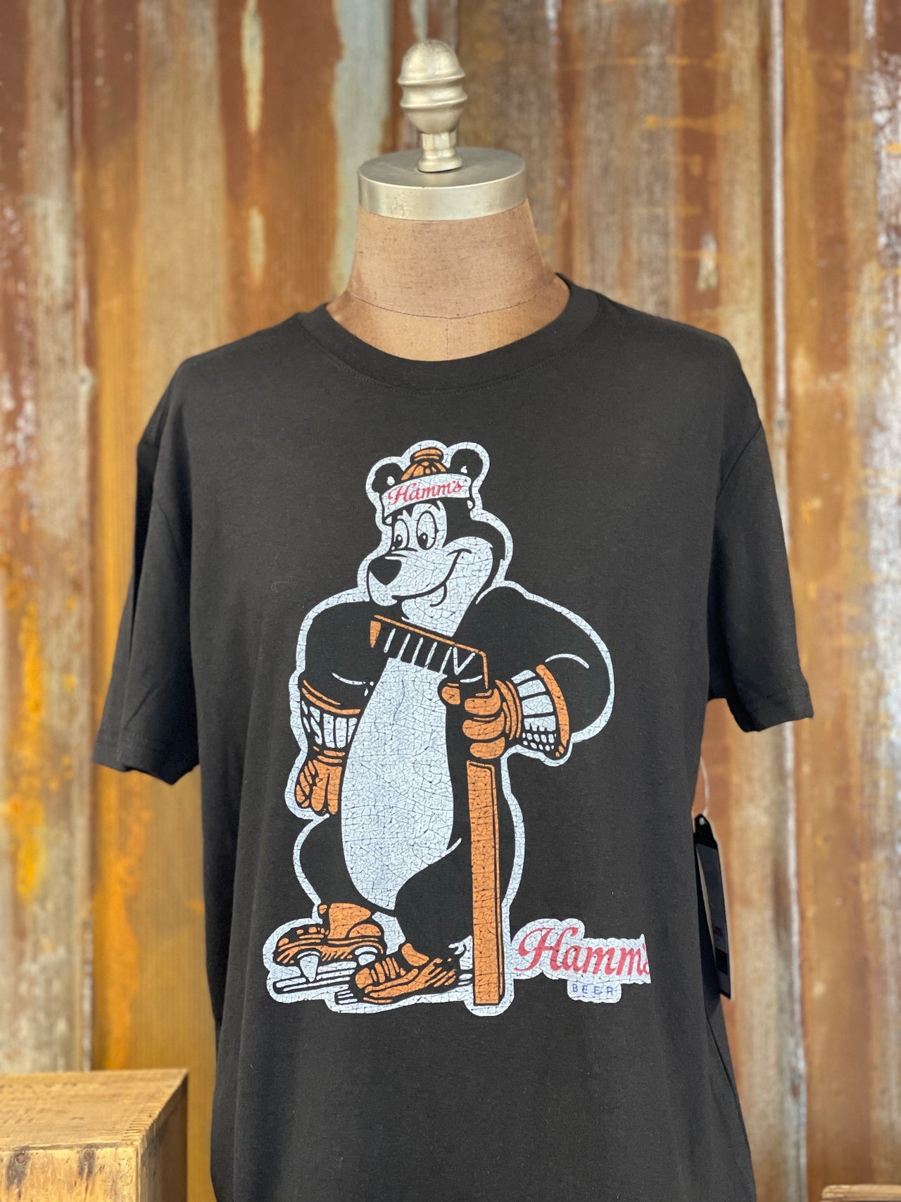 Hamm's Hockey Bear Tees Angry Minnow