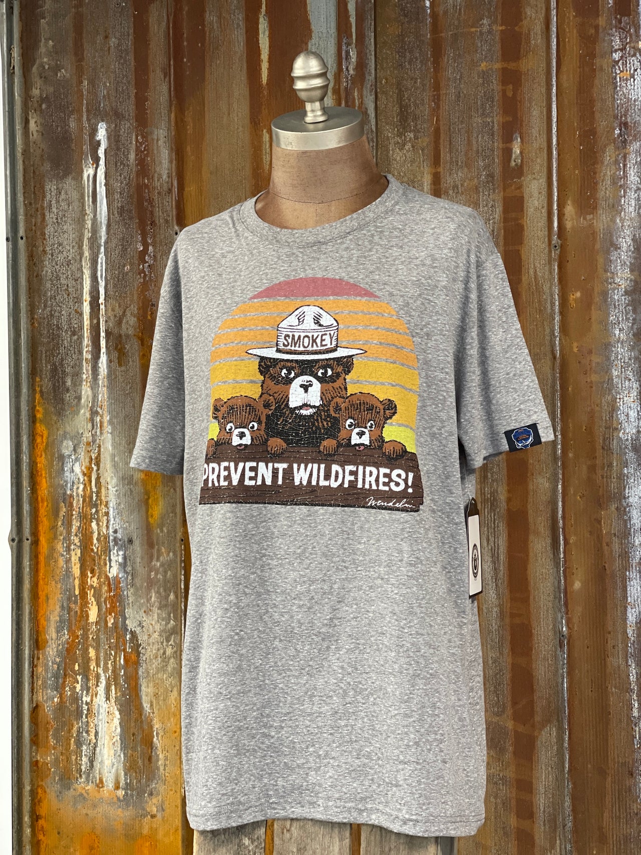 smokey bear t shirt angry Minnow