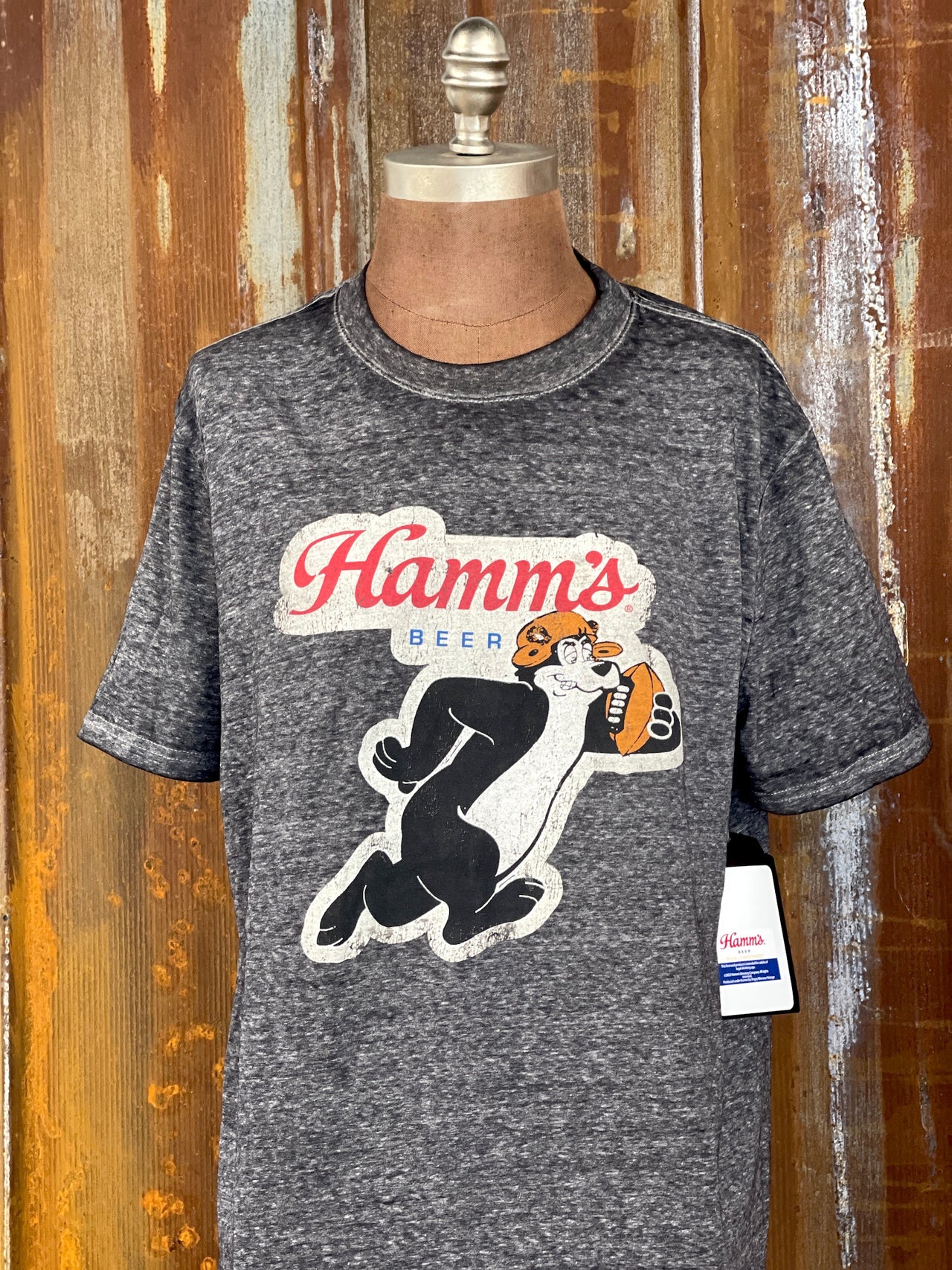 Hamm's Football Tee Angry Minnow