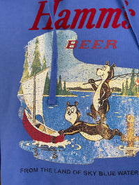 Thumbnail for Hamm's Sailboat Bear Hoodie- Royal Blue