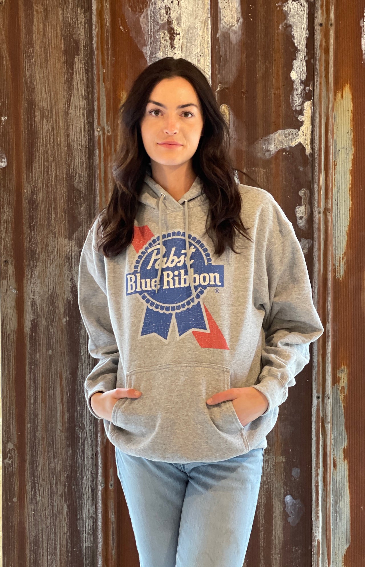 Pabst Blue Ribbon Hoodie Angry Minnow Clothing Co.