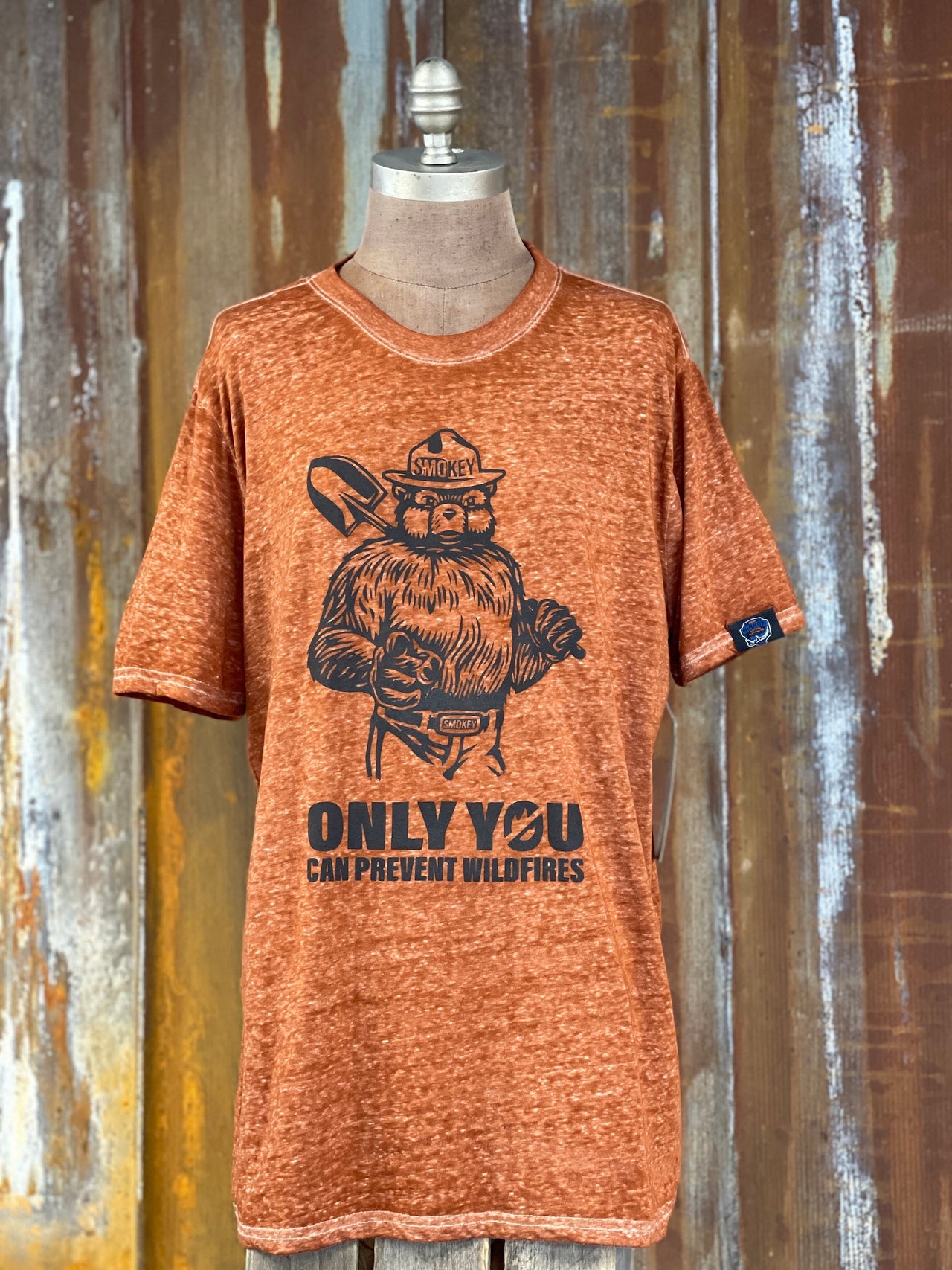 Smokey Tee- LUXE Rust CLEARANCE