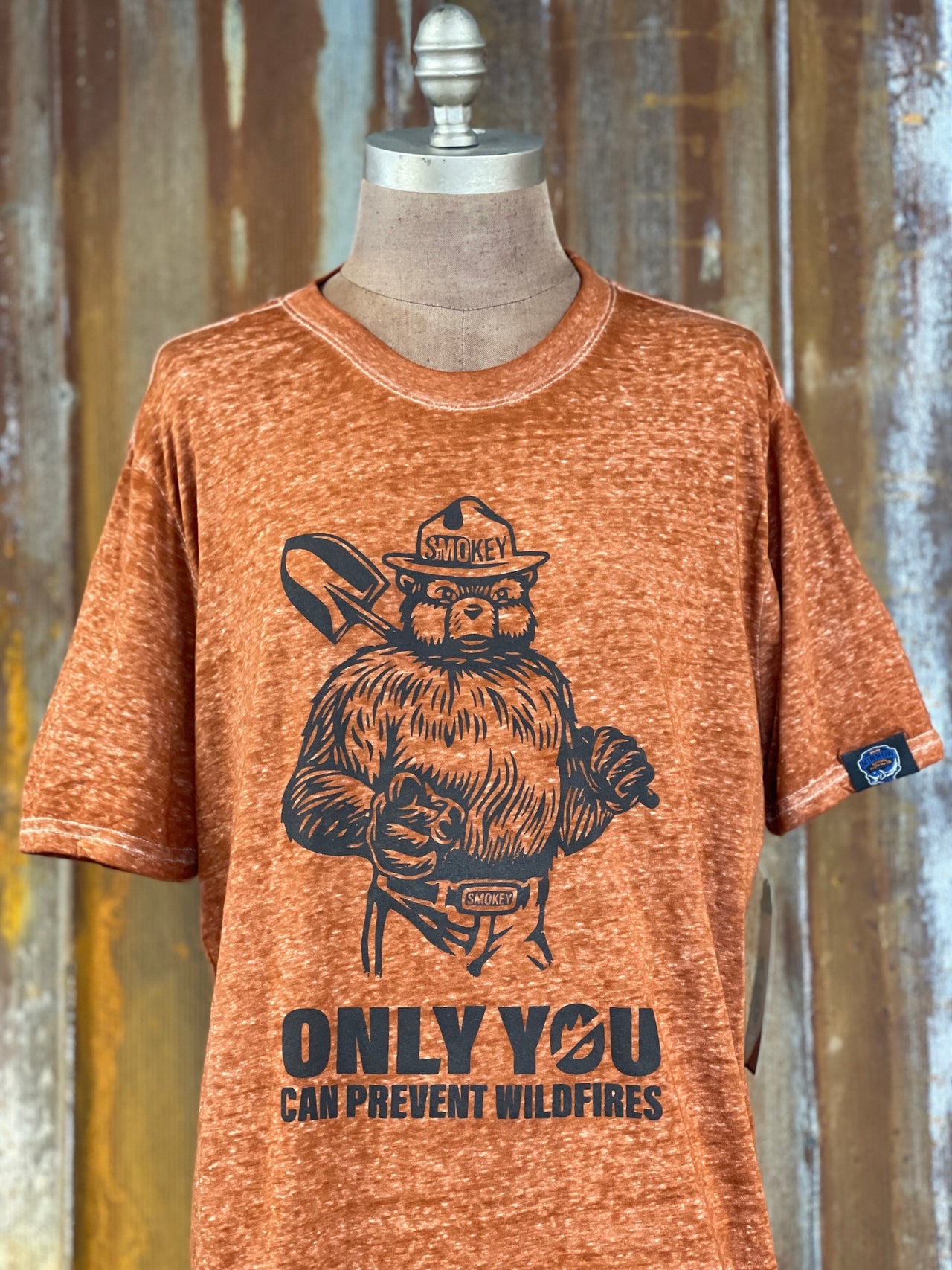 Smokey Tee- LUXE Rust CLEARANCE