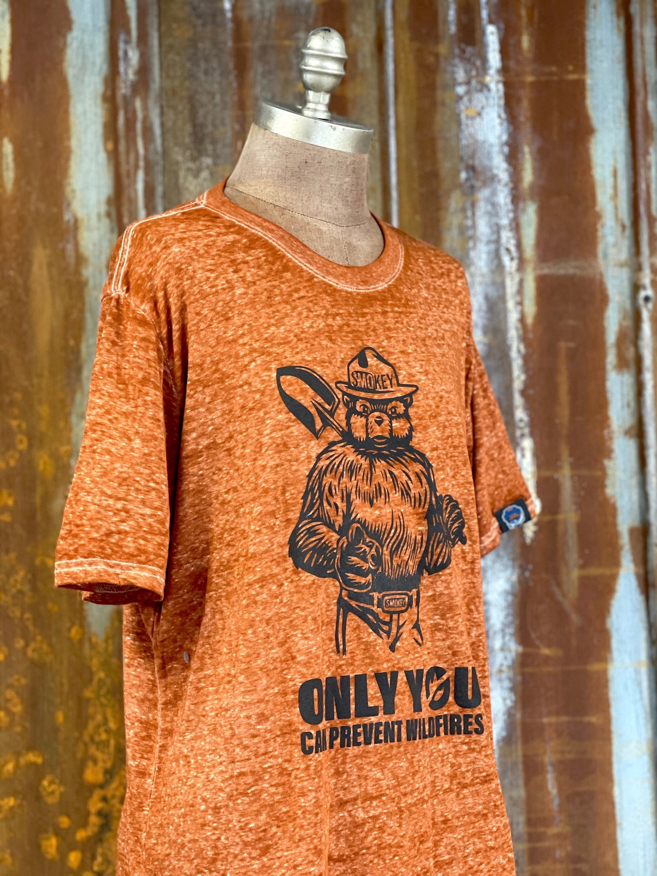 Smokey Tee- LUXE Rust CLEARANCE