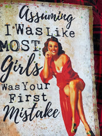 Thumbnail for Assuming I was like most girls was your first mistake