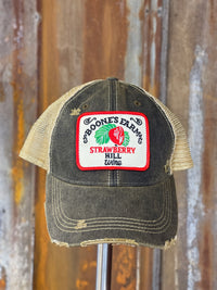 Thumbnail for House party STRAWBERRY Version Hat -Distressed Black