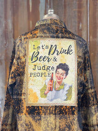 Thumbnail for Let's Drink beer and judge people flannel